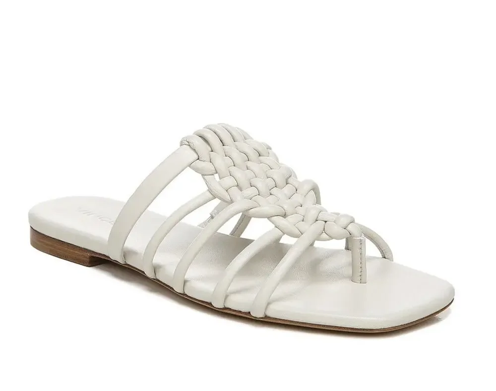 Vince Braided Cream Dae Sandals Size 7.5